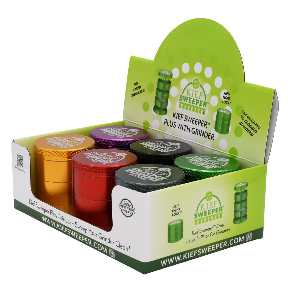 5PC Herb Grinder - Kief Sweeper