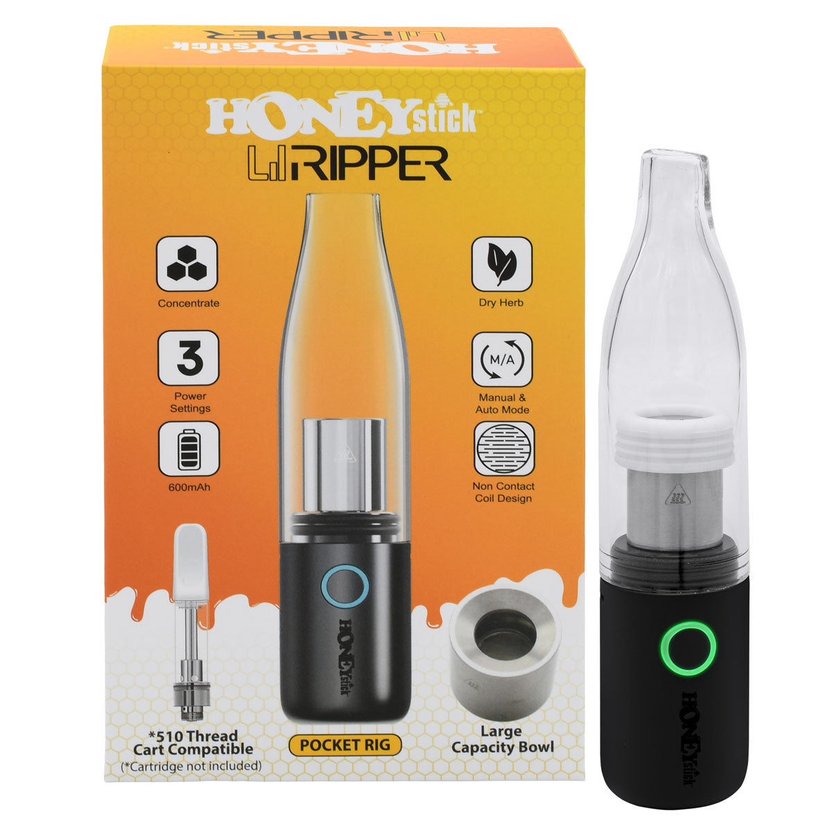 Lil Ripper Portable Vape Rig for Dabs and Herbs