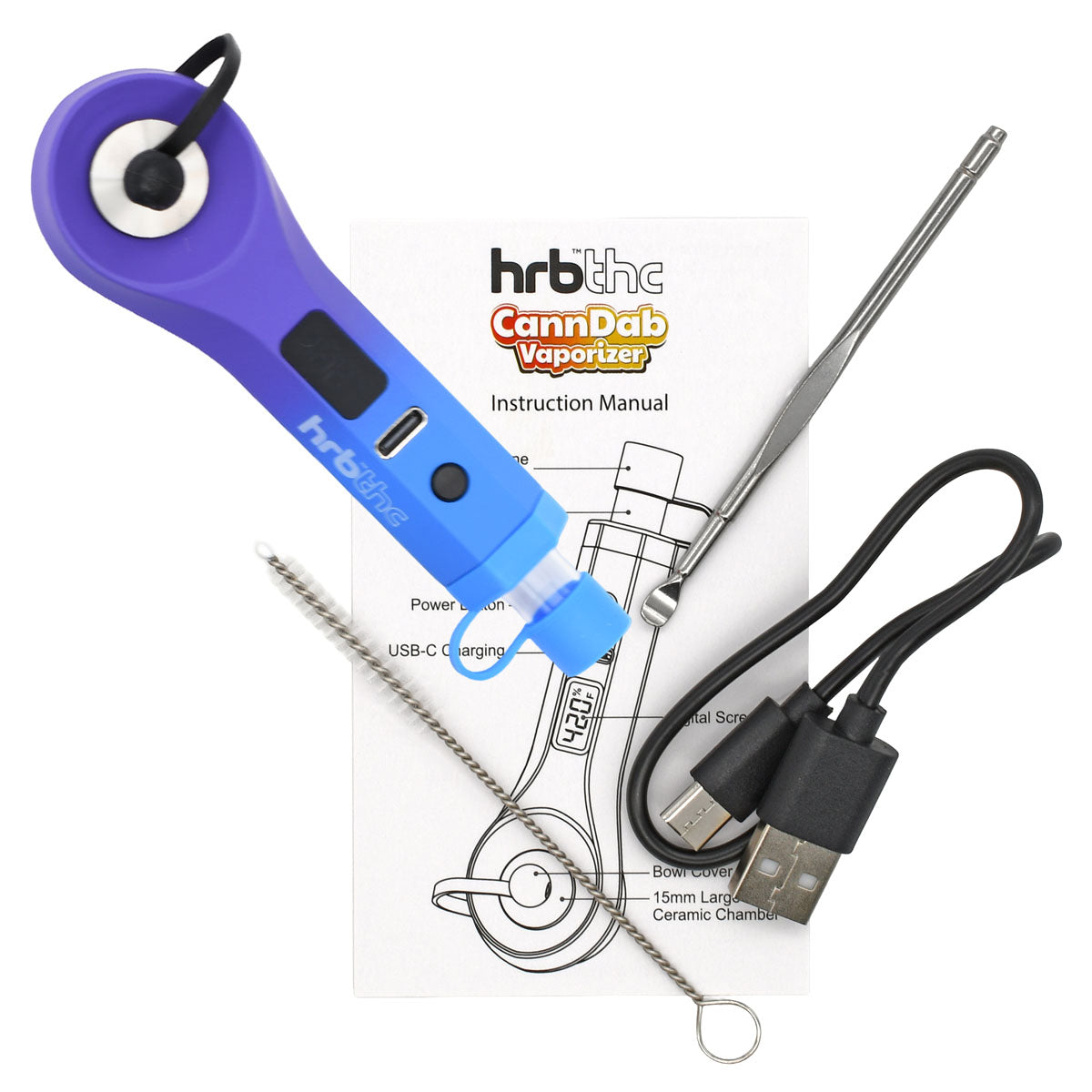 Hrb CannDab Vape Pipe for Concentrates