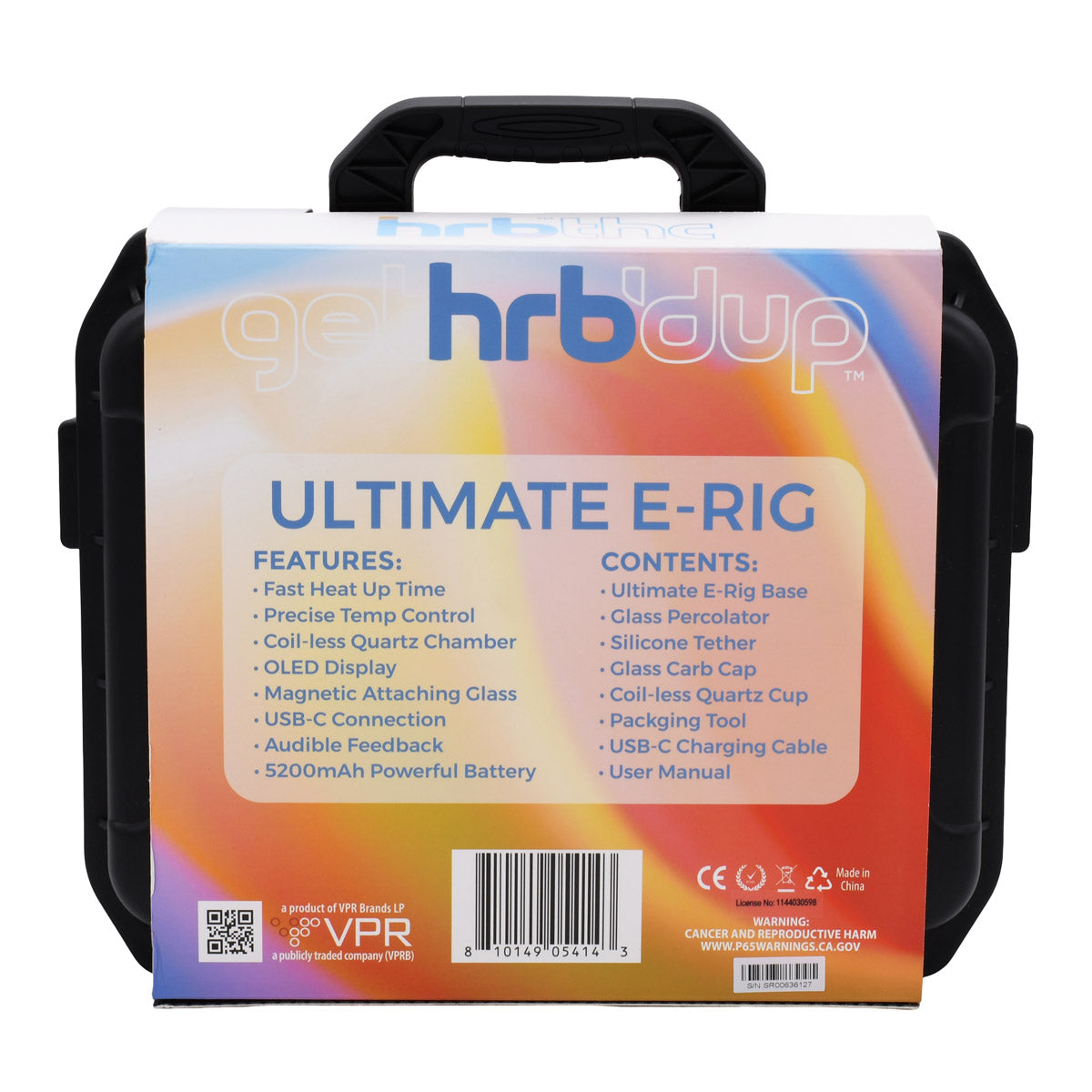 HRB Dup Ultimate E-Rig for Wax Concentrates