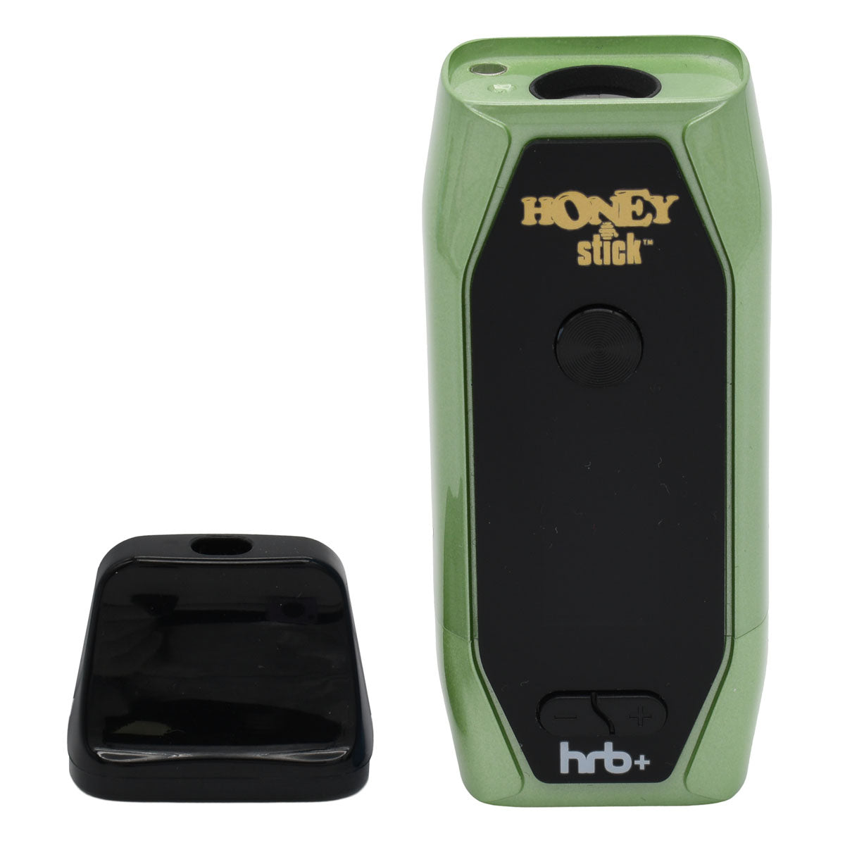 Magnetic Mouthpiece next to Green HRB+ Battery 