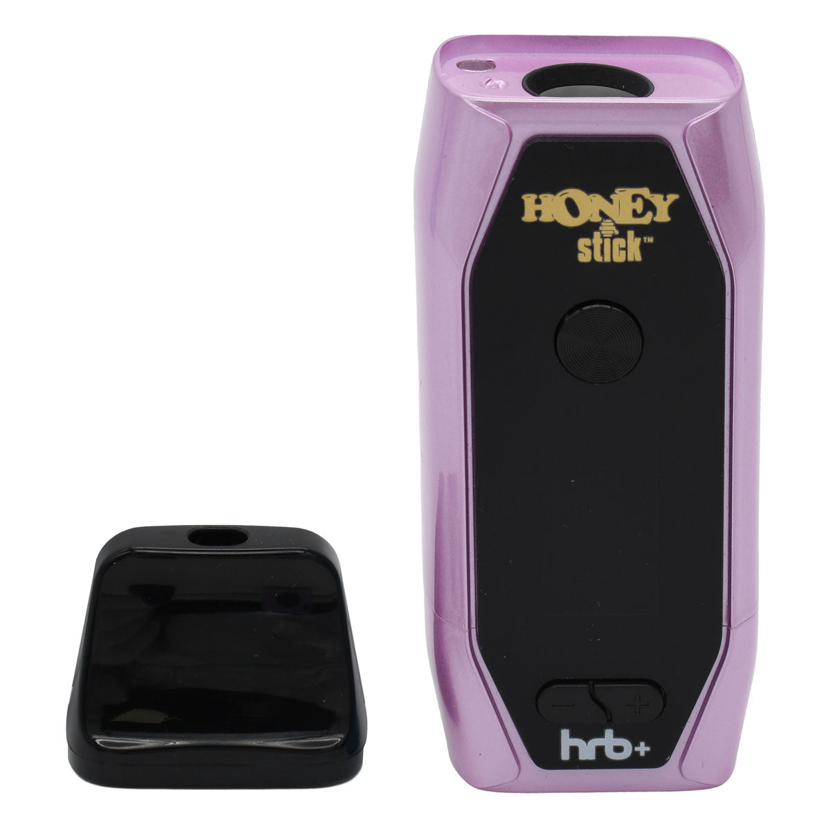 Magnetic Mouthpiece next to Purple HRB+ Battery 