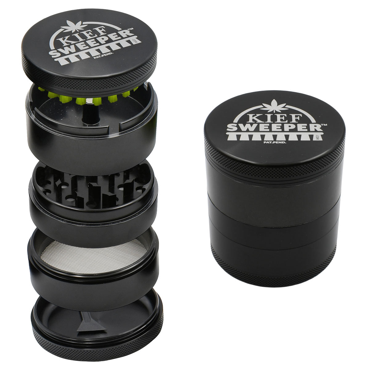 5PC Herb Grinder - Kief Sweeper