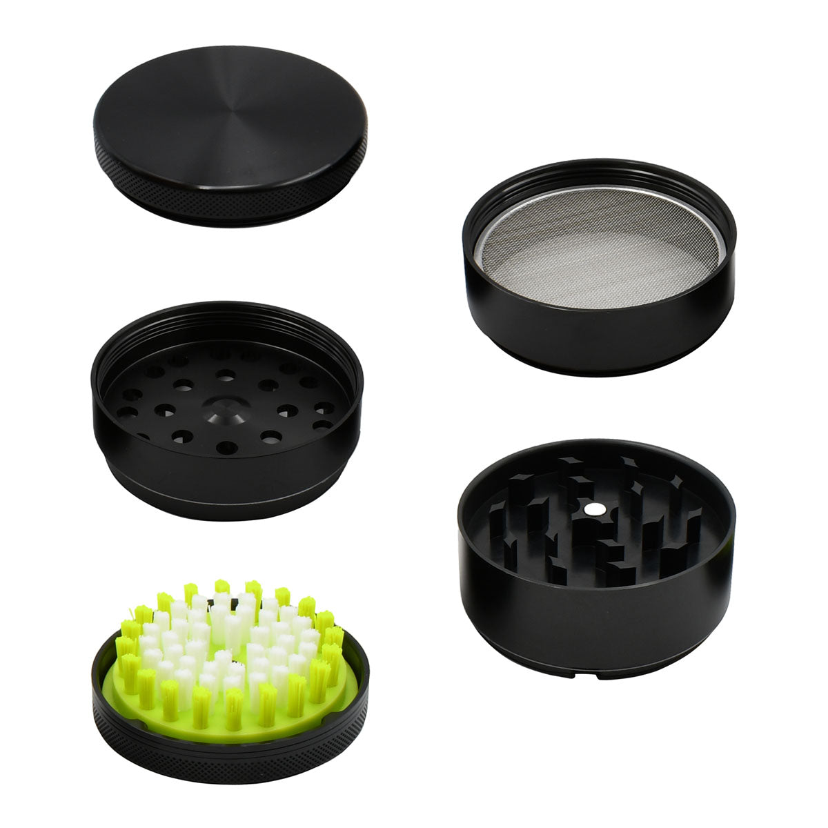 5PC Herb Grinder - Kief Sweeper
