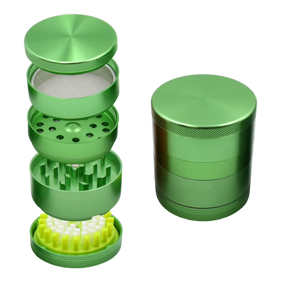 5PC Herb Grinder - Kief Sweeper