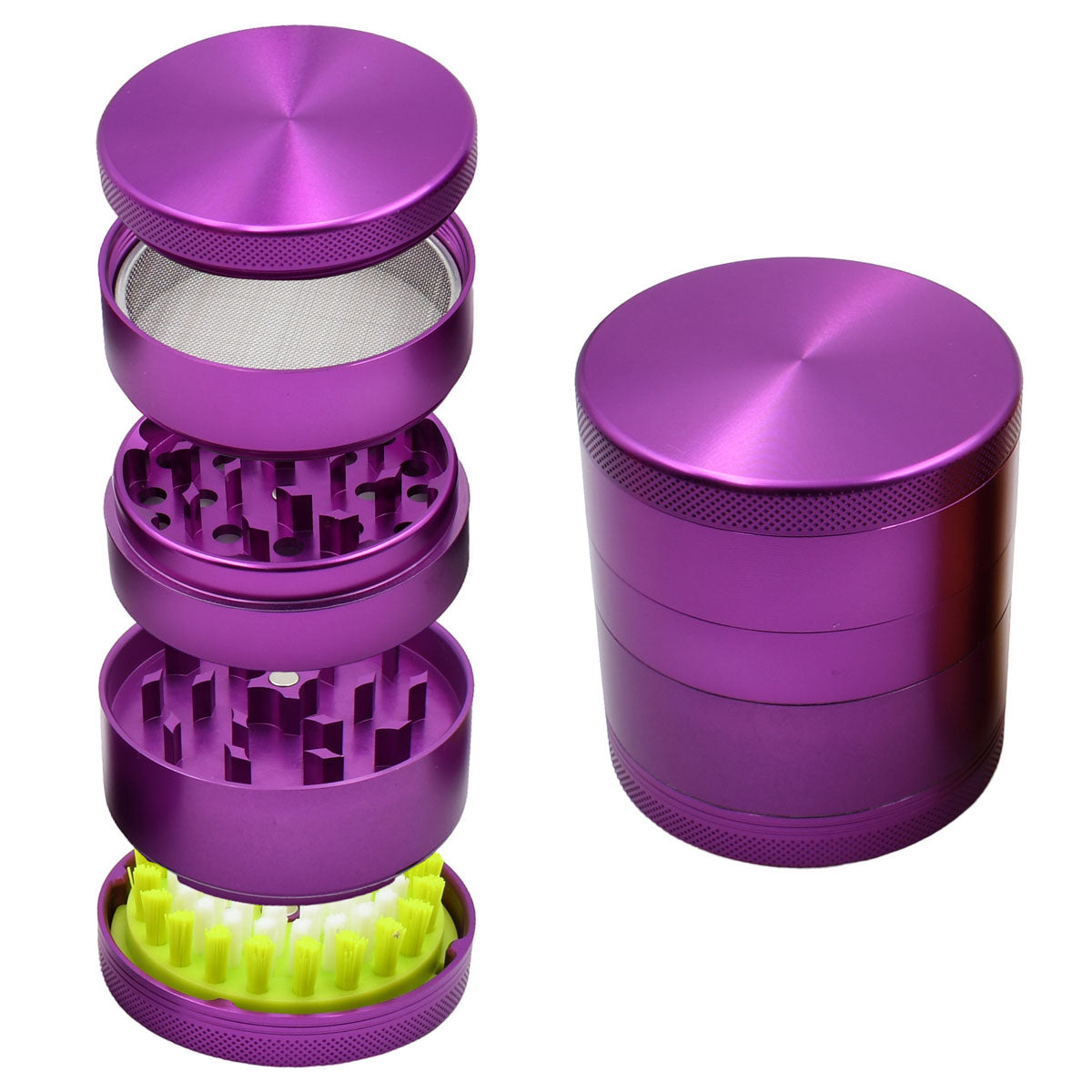 5PC Herb Grinder - Kief Sweeper