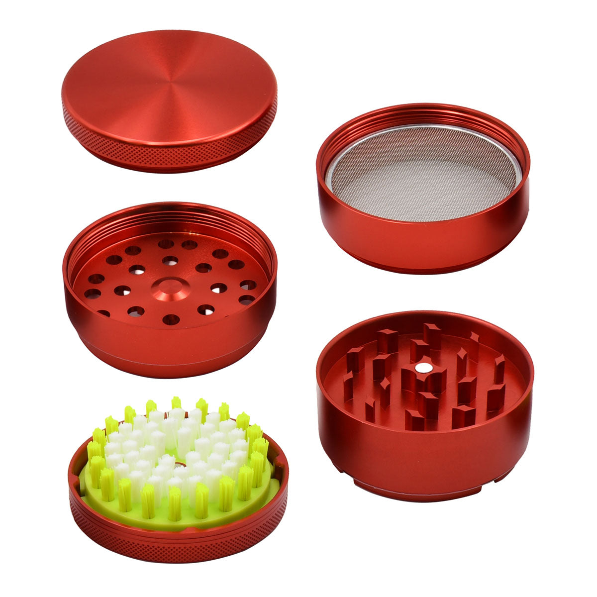 5PC Herb Grinder - Kief Sweeper
