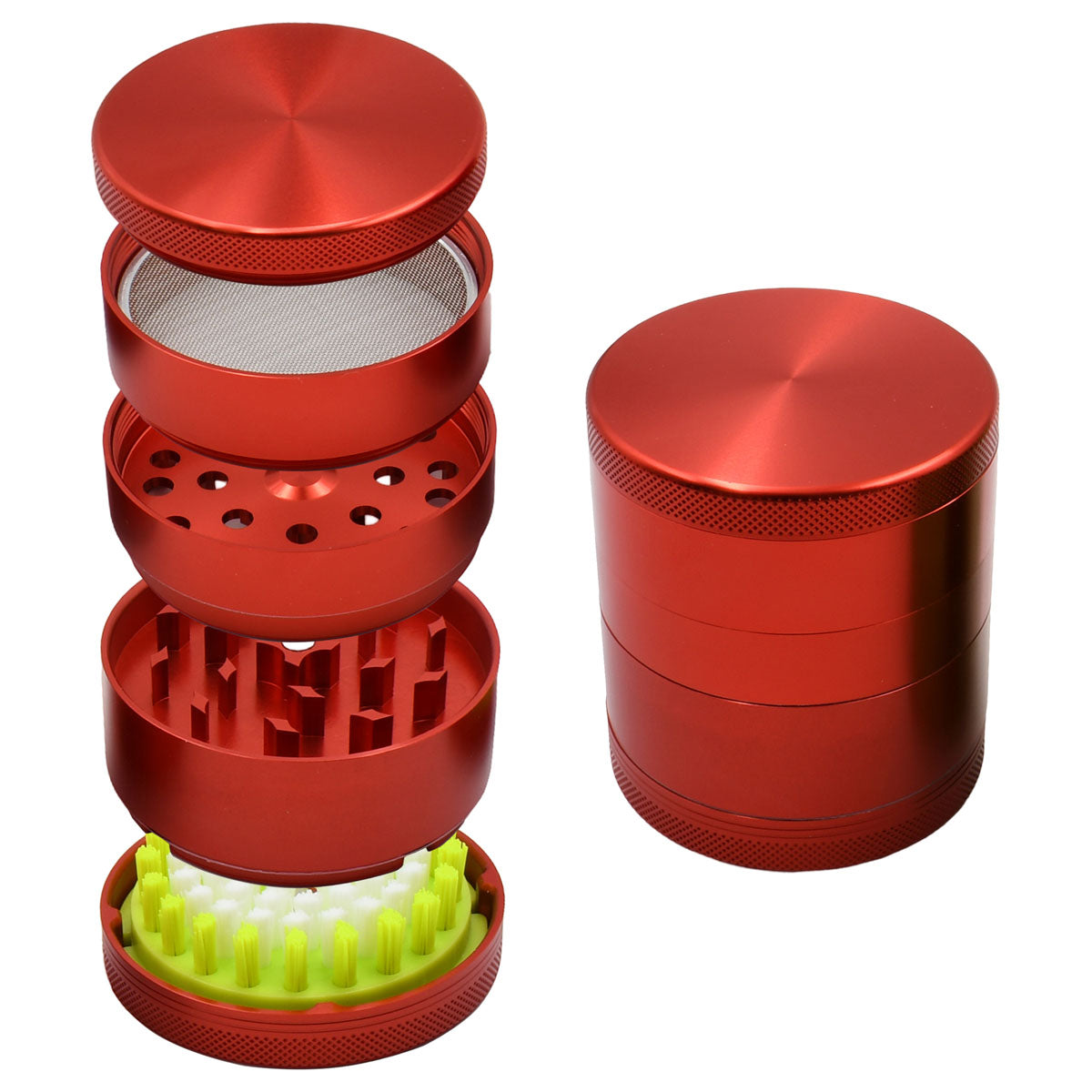 5PC Herb Grinder - Kief Sweeper