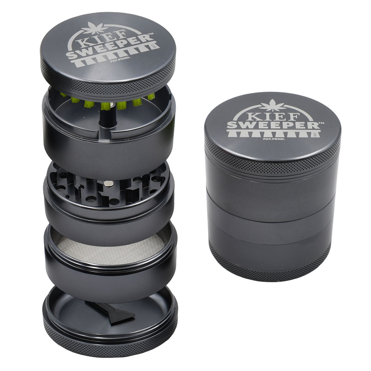 5PC Herb Grinder - Kief Sweeper