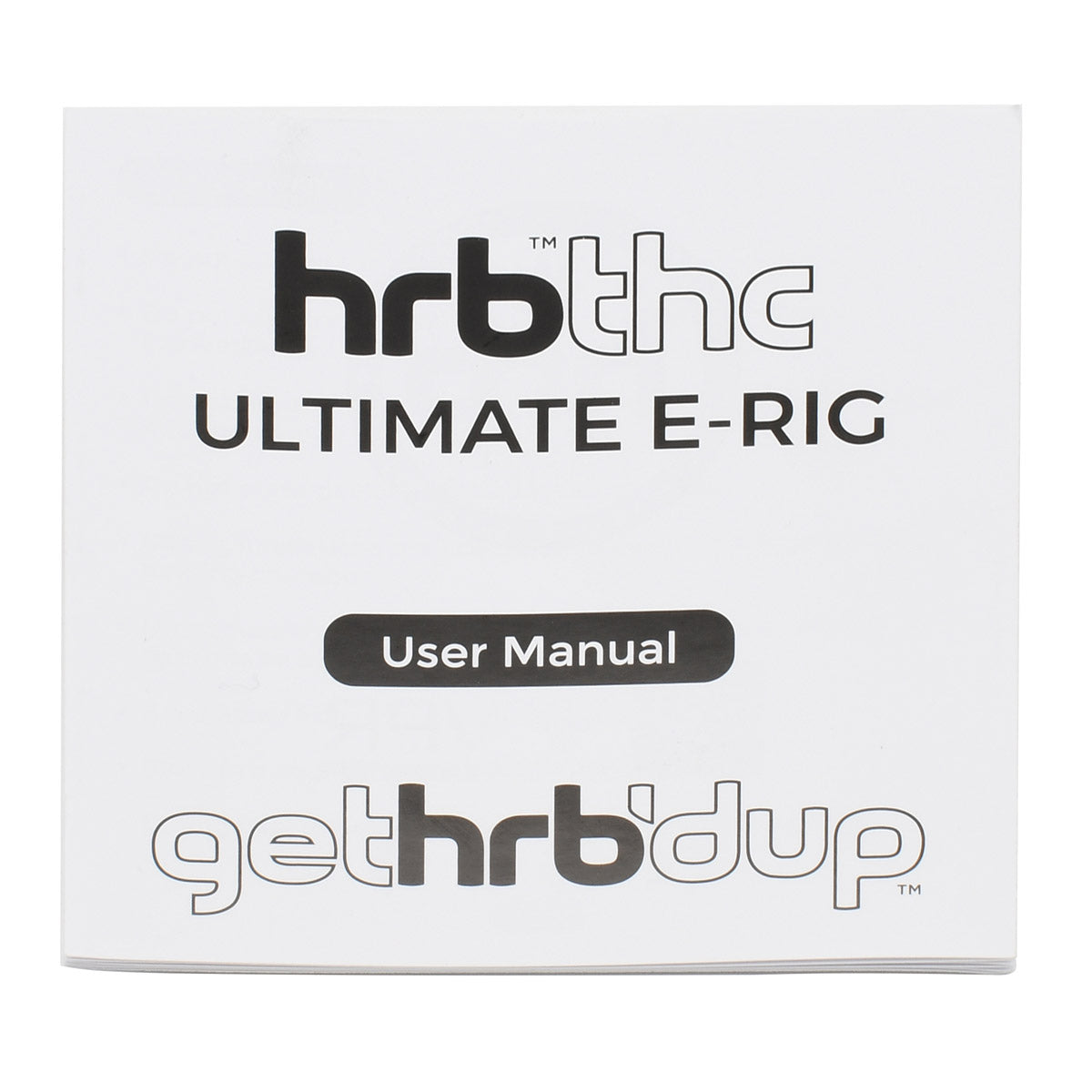 HRB Dup Ultimate E-Rig for Wax Concentrates
