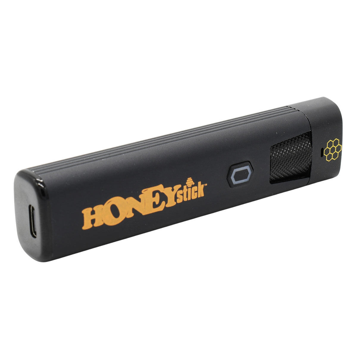 USB-C Rechargeable Plasma Wax Battery - view showing charging port at the bottom of dab pen.